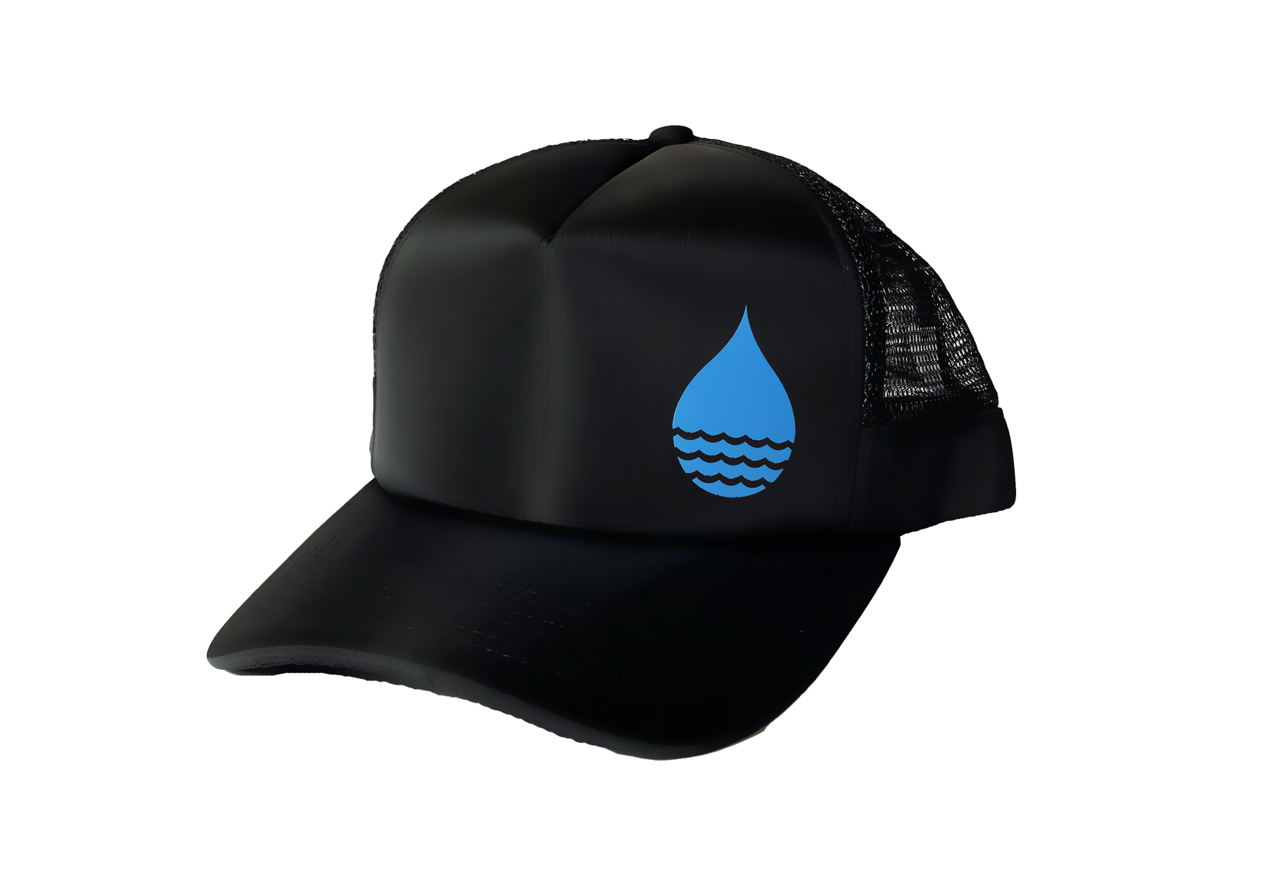 Black Floating Hat with Snapback – BUOY WEAR