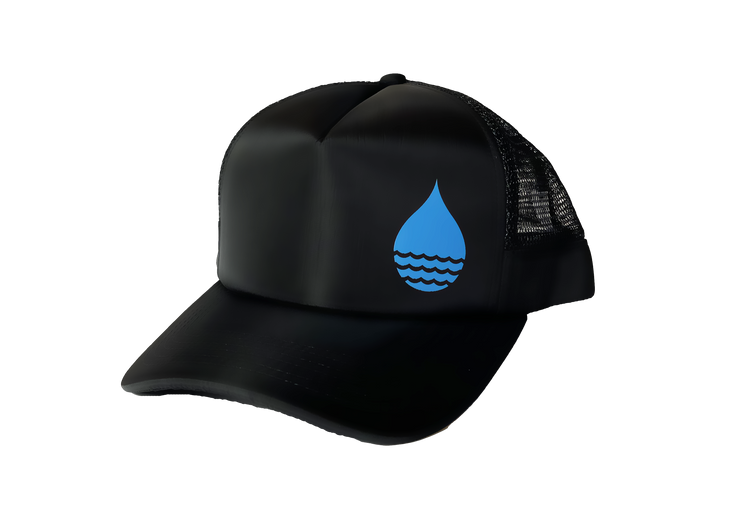 Black Floating Hat with Snapback – BUOY WEAR