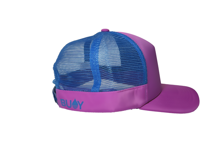 Magenta Floating Hat with Snapback