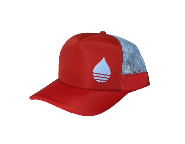 Red Floating Hat with Snapback – BUOY WEAR